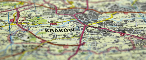 map-of-krakow-poland