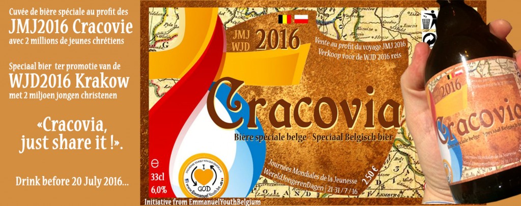 Cracovia - la cuvée spéciale JMJ2016 Promition et financement de la route de l'Emmanuel