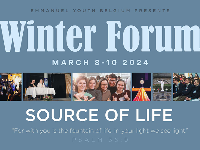 Winter Forum 2024 - Source of Life